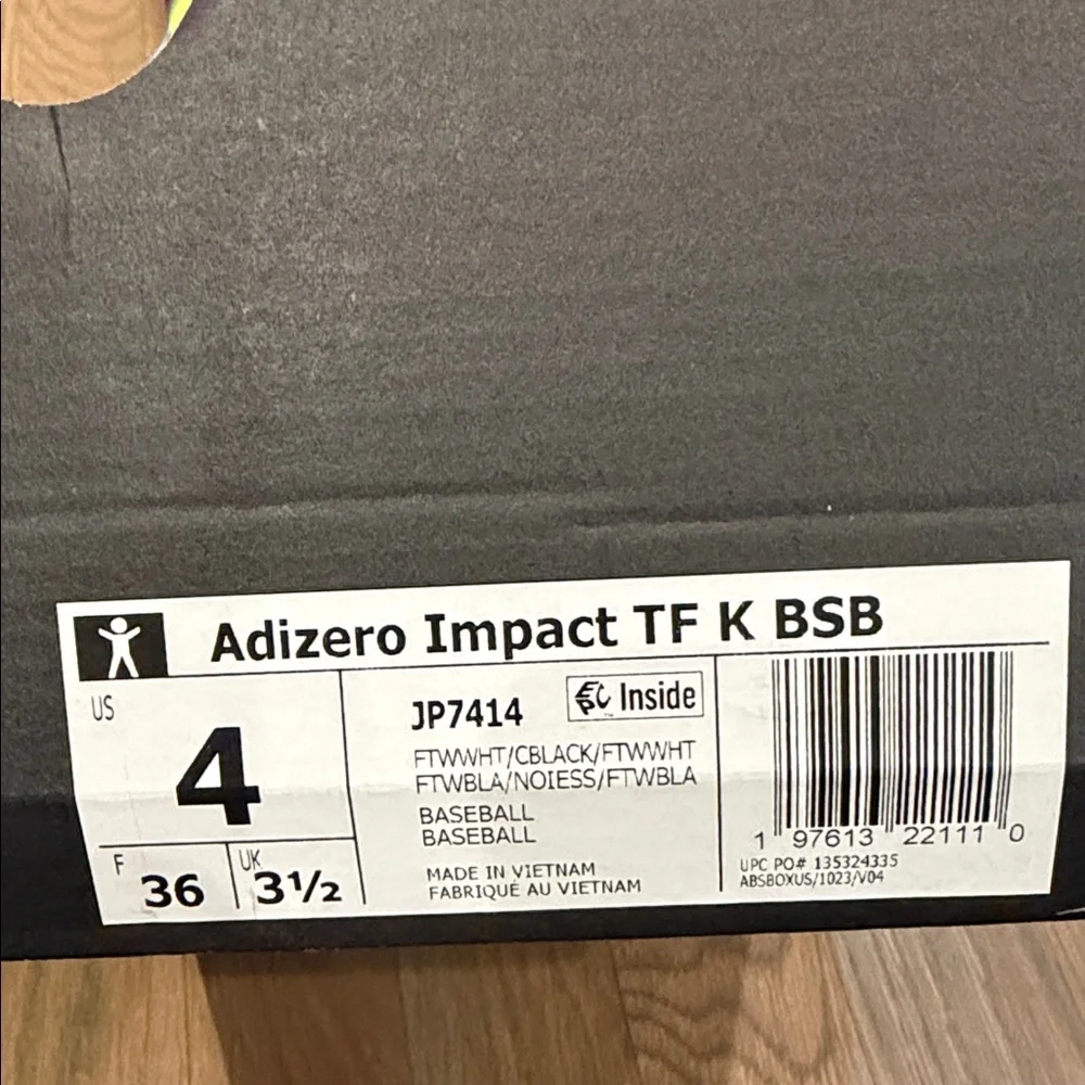 Adidas Adizero Impact Baseball Turf Shoes - Picture 2 of 5